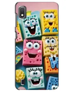 Чехол для Samsung Galaxy A10 2019 (A105F) с картинкой «Цветные губки»