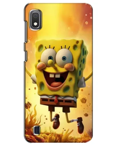 Чехол для Samsung Galaxy A10 2019 (A105F) с картинкой «Губка Боб прыгает» Чехол для Samsung Galaxy A10 2019 (A105F) с картинкой «Губка Боб прыгает»