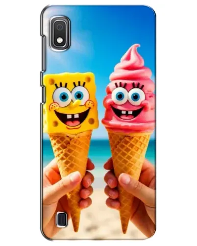 Чехол для Samsung Galaxy A10 2019 (A105F) с картинкой «Спанч Боб мороженое» Чехол для Samsung Galaxy A10 2019 (A105F) с картинкой «Спанч Боб мороженое»