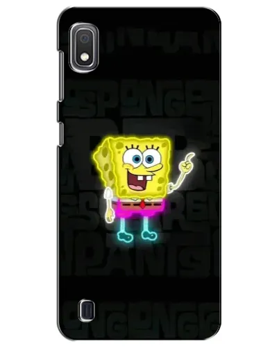 Чехол для Samsung Galaxy A10 2019 (A105F) с картинкой «Неоновый Губка Боб» Чехол для Samsung Galaxy A10 2019 (A105F) с картинкой «Неоновый Губка Боб»