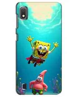 Чохол для Samsung Galaxy A10 2019 (A105F) з картинкою «Спанч Боб під водою»