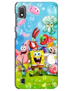 Чохол для Samsung Galaxy A10 2019 (A105F) з картинкою «Губка Боб та друзі»