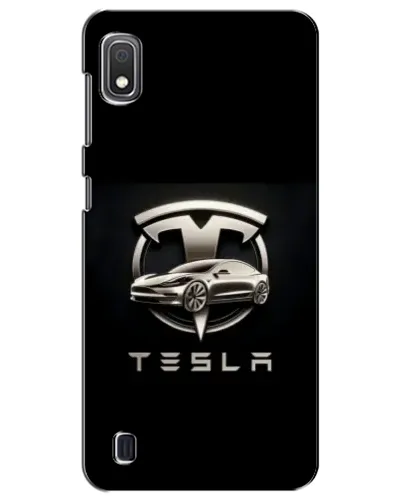 Чехол для Samsung Galaxy A10 2019 (A105F) с картинкой «Tesla — серебристое авто» Чехол для Samsung Galaxy A10 2019 (A105F) с картинкой «Tesla — серебристое авто»