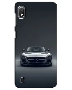 Чехол для Samsung Galaxy A10 2019 (A105F) с картинкой «Mercedes на черном»