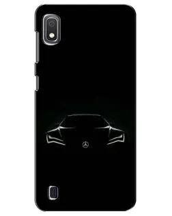 Чохол для Samsung Galaxy A10 2019 (A105F) з картинкою «Mercedes — силует авто»