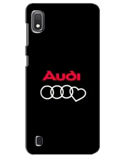Чохол для Samsung Galaxy A10 2019 (A105F) з картинкою «Логотип Audi Heart» Чохол для Samsung Galaxy A10 2019 (A105F) з картинкою «Логотип Audi Heart»