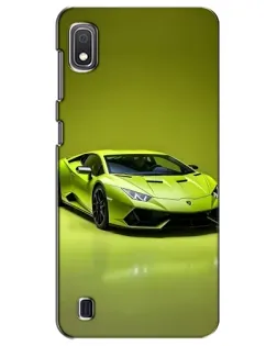 Чохол для Samsung Galaxy A10 2019 (A105F) з картинкою «Салатовий Lamborghini Huracan»