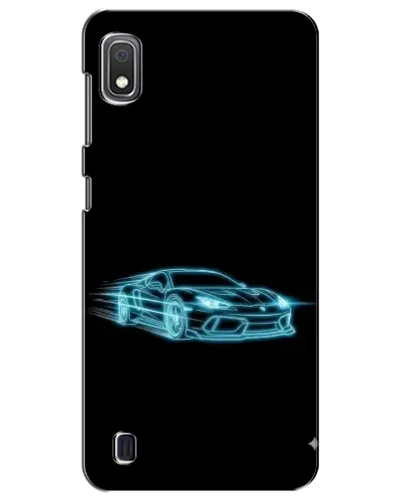 Чохол для Samsung Galaxy A10 2019 (A105F) з картинкою «Неоновий контур Lamborghini»