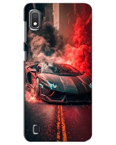 Чохол для Samsung Galaxy A10 2019 (A105F) з картинкою «Lamborghini червоний дим»
