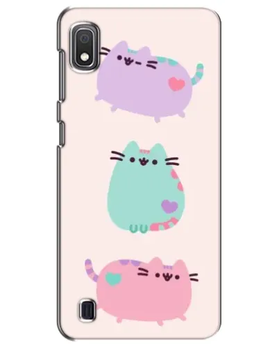Чохол для Samsung Galaxy A10 2019 (A105F) з картинкою «Pusheen тріо» Чохол для Samsung Galaxy A10 2019 (A105F) з картинкою «Pusheen тріо»