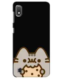 Чохол для Samsung Galaxy A10 2019 (A105F) з картинкою «Пушин на чорному»