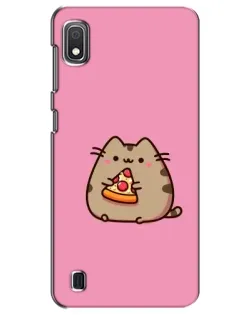 Чохол для Samsung Galaxy A10 2019 (A105F) з картинкою «Пушин із піцою»