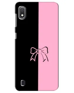 Чехол для Samsung Galaxy A10 2019 (A105F) с картинкой «Половинки банта»