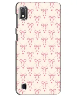 Чехол для Samsung Galaxy A10 2019 (A105F) с картинкой «Розовые бантики Coquette»