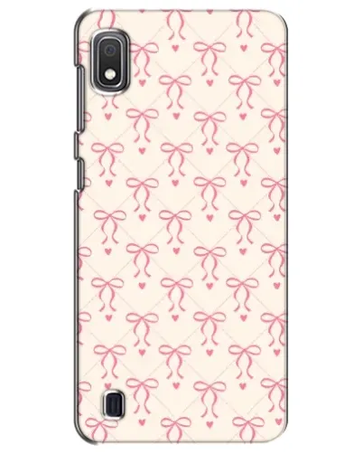 Чехол для Samsung Galaxy A10 2019 (A105F) с картинкой «Розовые бантики Coquette»