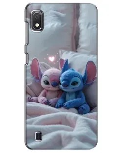 Чехол для Samsung Galaxy A10 2019 (A105F) с картинкой «Плюшевые Стич Ангел»