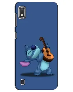 Чехол для Samsung Galaxy A10 2019 (A105F) с картинкой «Стич с укулеле»