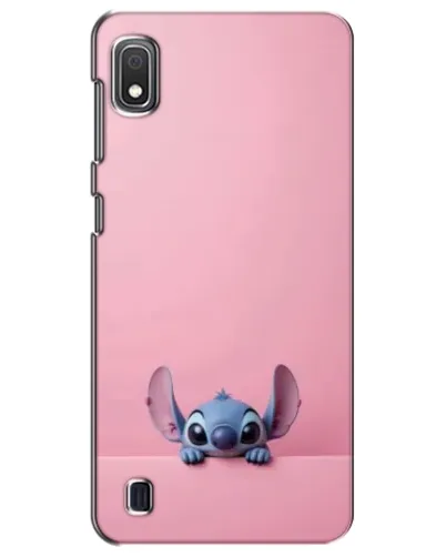 Чехол для Samsung Galaxy A10 2019 (A105F) с картинкой «Stitch выглядывает»