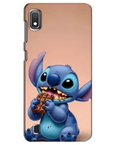 Чехол для Samsung Galaxy A10 2019 (A105F) с картинкой «Стич ест шоколад»