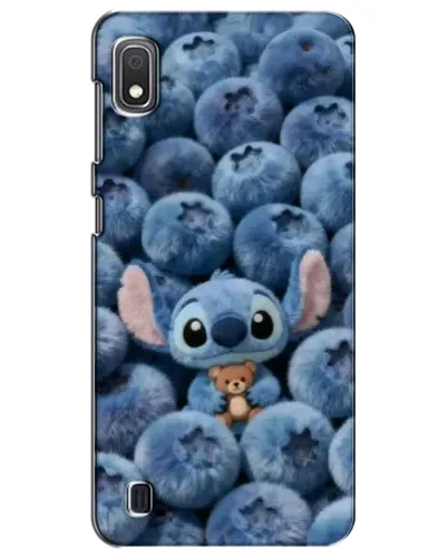 Чехол для Samsung Galaxy A10 2019 (A105F) с картинкой «Стич и голубика»