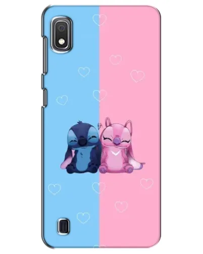 Чехол для Samsung Galaxy A10 2019 (A105F) с картинкой «Stitch и Angel Love»