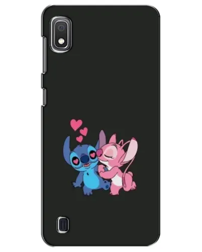 Чехол для Samsung Galaxy A10 2019 (A105F) с картинкой «Анжел целует Стича»