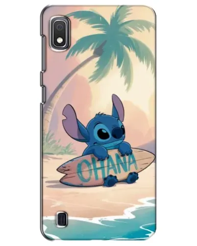 Чехол для Samsung Galaxy A10 2019 (A105F) с картинкой «Стич на серфе»