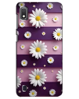 Чехол для Samsung Galaxy A10 2019 (A105F) с картинкой «Ромашки на фиолетовом» Чехол для Samsung Galaxy A10 2019 (A105F) с картинкой «Ромашки на фиолетовом»