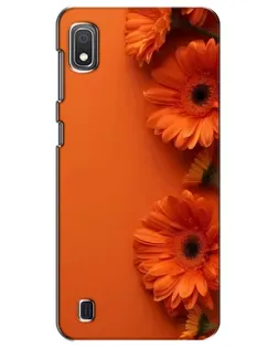 Чехол для Samsung Galaxy A10 2019 (A105F) с картинкой «Оранжевые герберы» Чехол для Samsung Galaxy A10 2019 (A105F) с картинкой «Оранжевые герберы»
