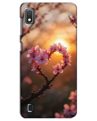 Чехол для Samsung Galaxy A10 2019 (A105F) с картинкой «Розовый цвет сердце на фоне заката» Чехол для Samsung Galaxy A10 2019 (A105F) с картинкой «Розовый цвет сердце на фоне заката»