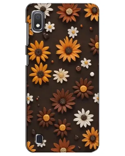 Чехол для Samsung Galaxy A10 2019 (A105F) с картинкой «Узор из маленьких подсолнухов» Чехол для Samsung Galaxy A10 2019 (A105F) с картинкой «Узор из маленьких подсолнухов»
