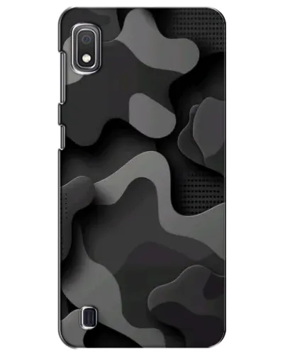 Чехол для Samsung Galaxy A10 2019 (A105F) с картинкой «Темный абстрактный камуфляж»
