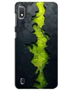 Чехол для Samsung Galaxy A10 2019 (A105F) с картинкой «Салатовый разлом скалы» Чехол для Samsung Galaxy A10 2019 (A105F) с картинкой «Салатовый разлом скалы»