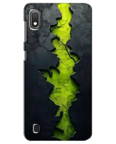 Чехол для Samsung Galaxy A10 2019 (A105F) с картинкой «Салатовый разлом скалы»