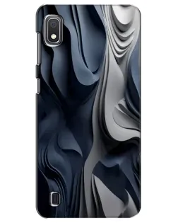 Чехол для Samsung Galaxy A10 2019 (A105F) с картинкой «Объемные синие складки» Чехол для Samsung Galaxy A10 2019 (A105F) с картинкой «Объемные синие складки»