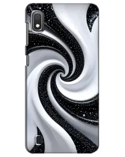 Чехол для Samsung Galaxy A10 2019 (A105F) с картинкой «Черно-белая спираль» Чехол для Samsung Galaxy A10 2019 (A105F) с картинкой «Черно-белая спираль»