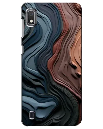 Чехол для Samsung Galaxy A10 2019 (A105F) с картинкой «Цветные волны каньона»