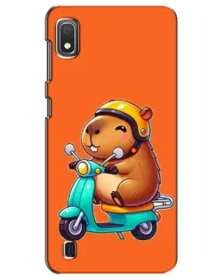 Чохол для Samsung Galaxy A10 2019 (A105F) з картинкою «Капібара на скутері» Чохол для Samsung Galaxy A10 2019 (A105F) з картинкою «Капібара на скутері»