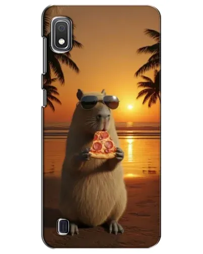 Чохол для Samsung Galaxy A10 2019 (A105F) з картинкою «Капібара з піцою»