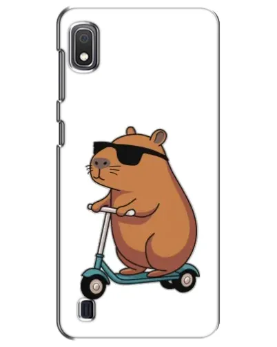 Чохол для Samsung Galaxy A10 2019 (A105F) з картинкою «Капібара на самокаті»