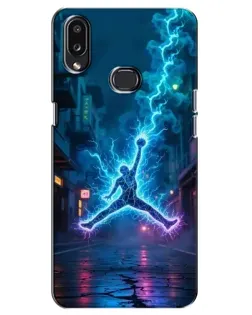 Чохол для Samsung Galaxy A10s (A107) з картинкою «Jordan Gold Jumpman»