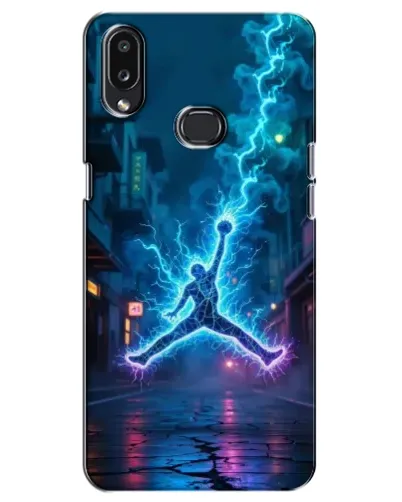 Чохол для Samsung Galaxy A10s (A107) з картинкою «Jordan Gold Jumpman»
