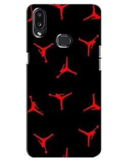 Чохол для Samsung Galaxy A10s (A107) з картинкою «Jordan Red Pattern»