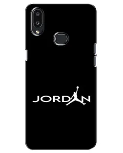 Чохол для Samsung Galaxy A10s (A107) з картинкою «Jordan White Logo»