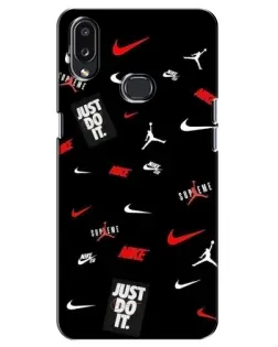 Чохол для Samsung Galaxy A10s (A107) з картинкою «Nike Mix Pattern»