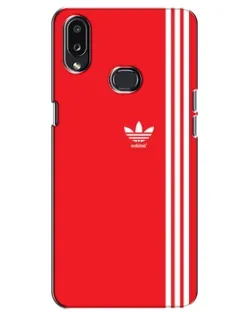 Чохол для Samsung Galaxy A10s (A107) з картинкою «Червоний мінімалізм Adidas»