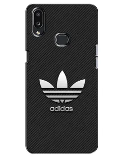 Чохол для Samsung Galaxy A10s (A107) з картинкою «Adidas Карбонова текстура»
