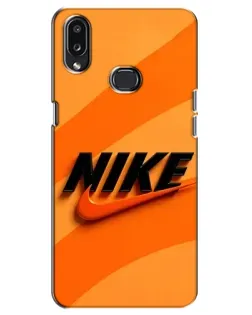 Чохол для Samsung Galaxy A10s (A107) з картинкою «Помаранчевий драйв Nike»