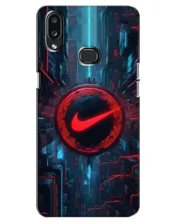 Чохол для Samsung Galaxy A10s (A107) з картинкою «Техногенний стиль Nike»