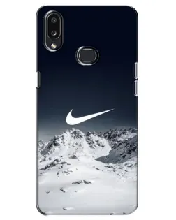 Чохол для Samsung Galaxy A10s (A107) з картинкою «Nike — зимові гори»
